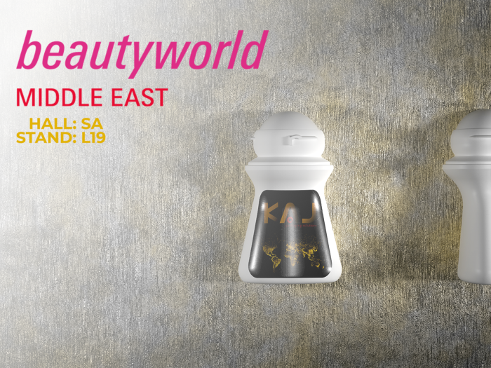 Find KAJ Packaging at Beautyworld Middle East Dubai